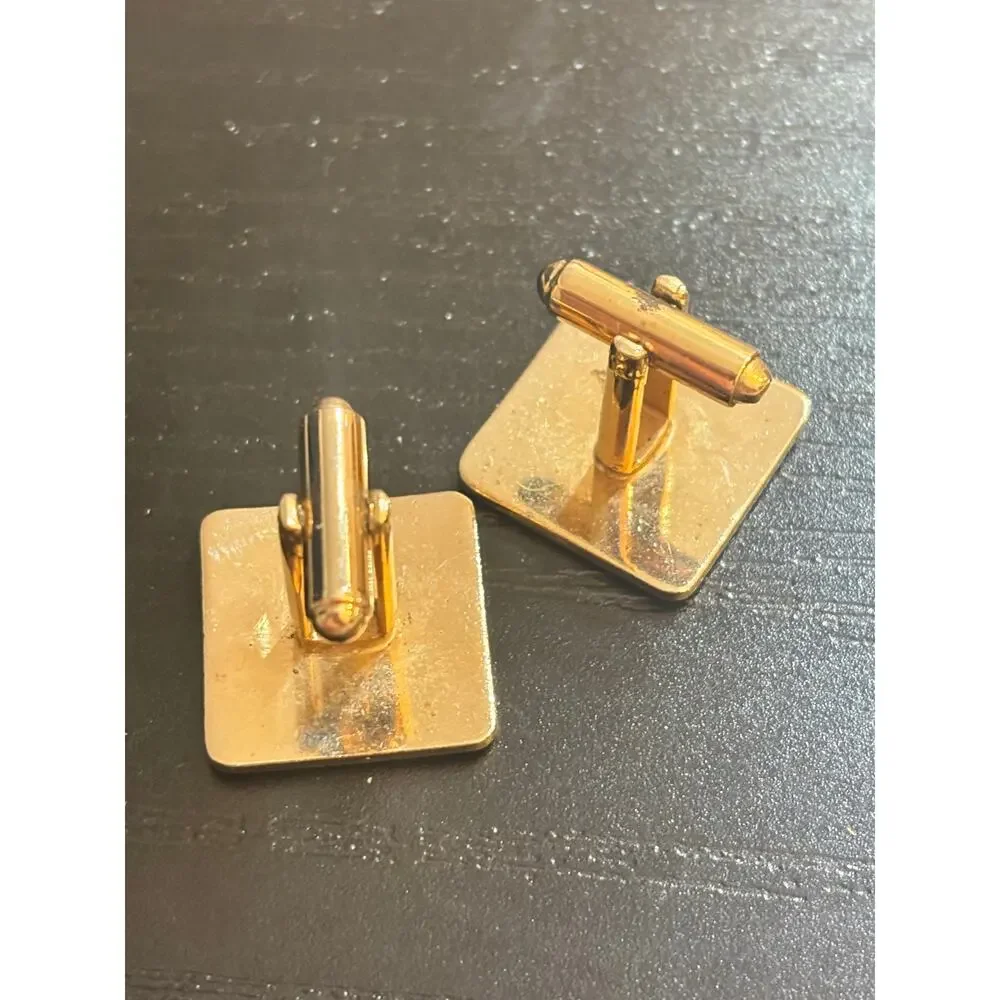 Vintage Jack of Hearts Playing Card Enamel Cufflinks